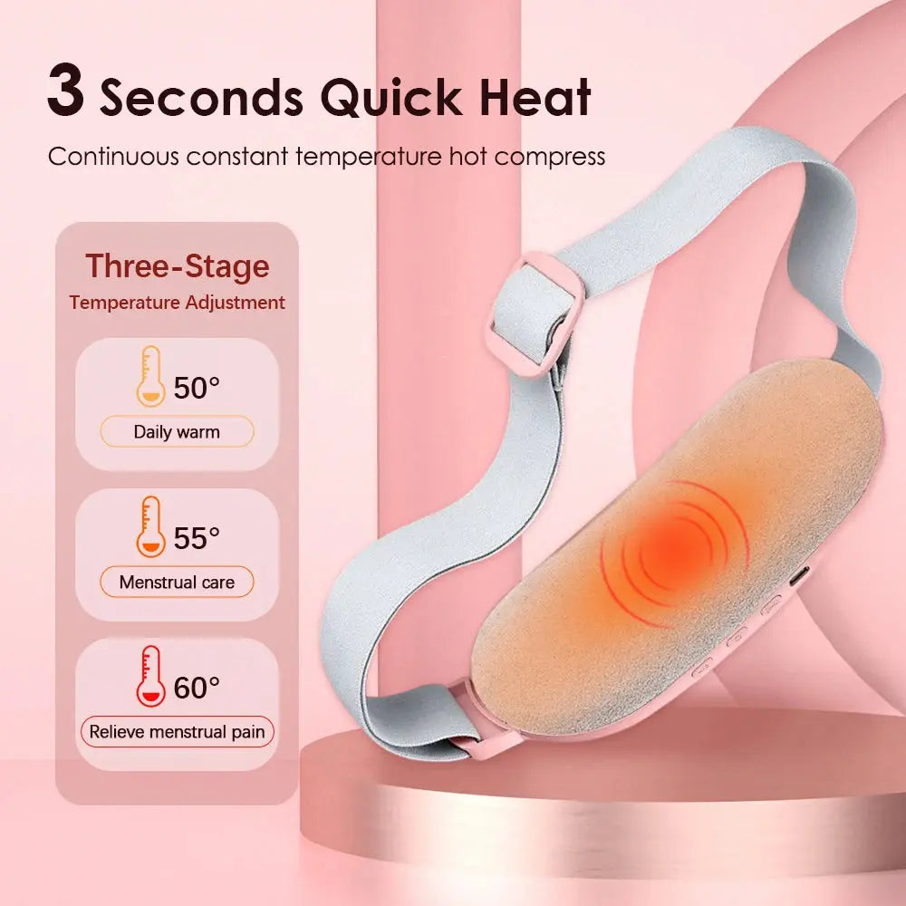 Period Pain Relief Belt | Heat & Massage