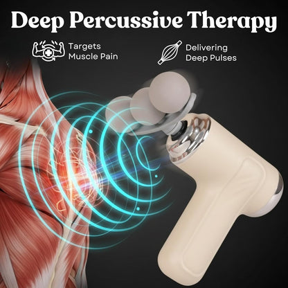 9-in-1 Massage Gun – 9 Massage Heads & 6 Speed Levels