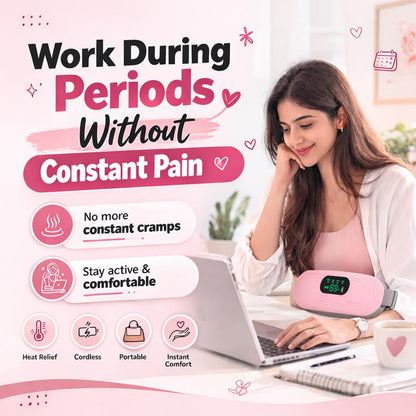 Period Pain Relief Belt | Heat & Massage