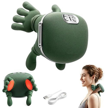 3D Kneading Neck & Shoulder Massager | Rechargeable Body Massager